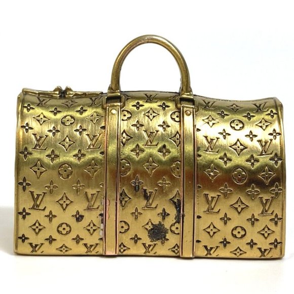 LOUIS VUITTON Novelty Not for Sale Monogram Duffle Bag Keepall Motif Paperweight - Picture 8 of 11